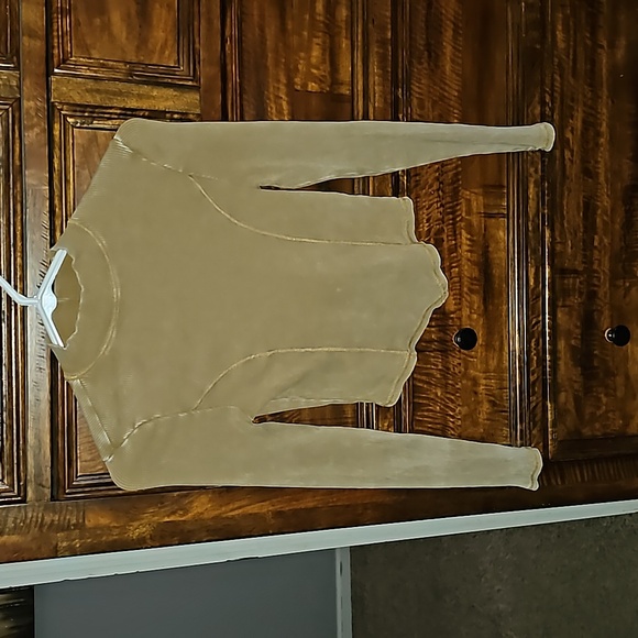 Womens sz XS Gilded Intent ribbed long sleeve shirt. Higher neck - Picture 5 of 7